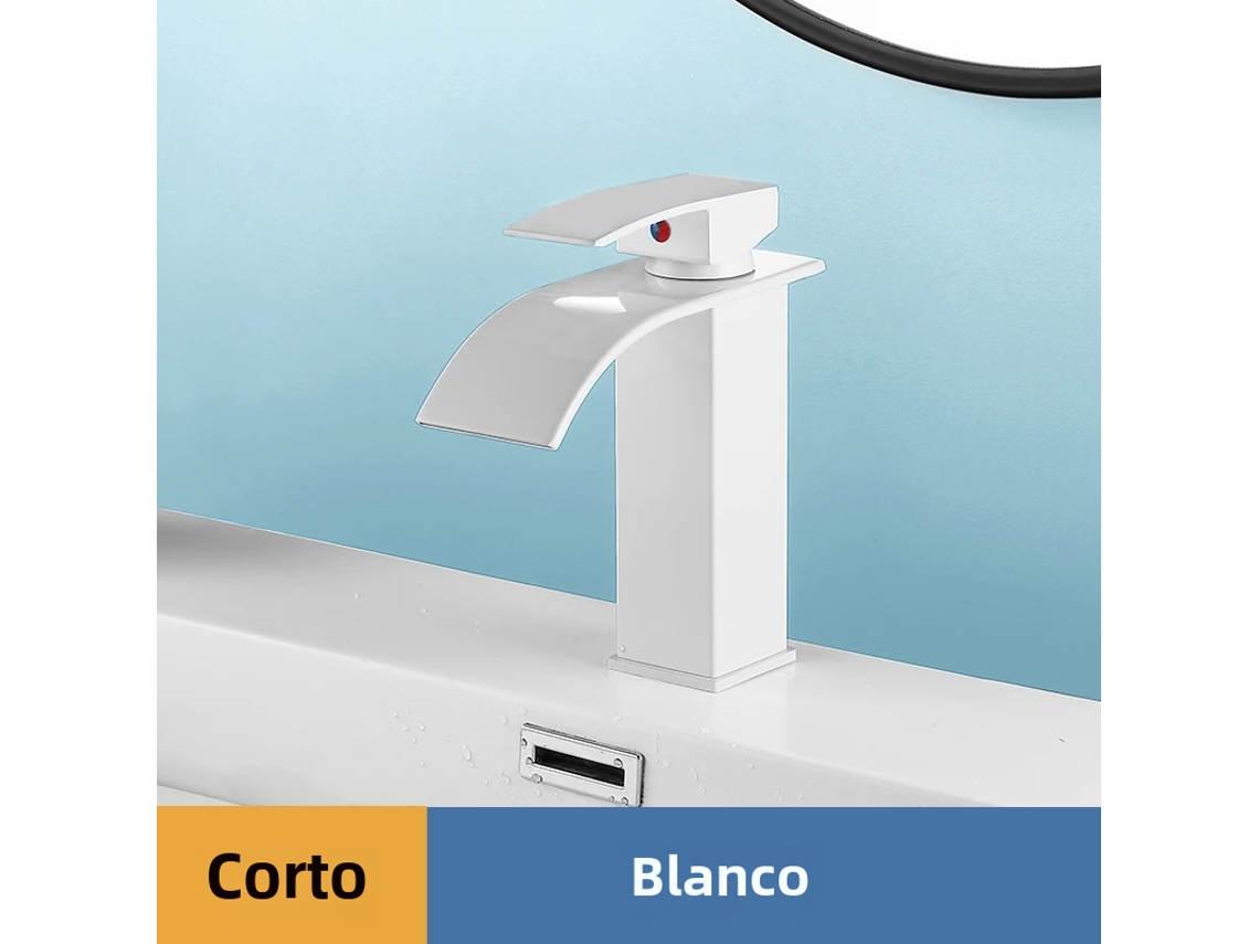 Torneira Moderna de Aço Inoxidável com Monocomando, Estilo Prateado MDUG