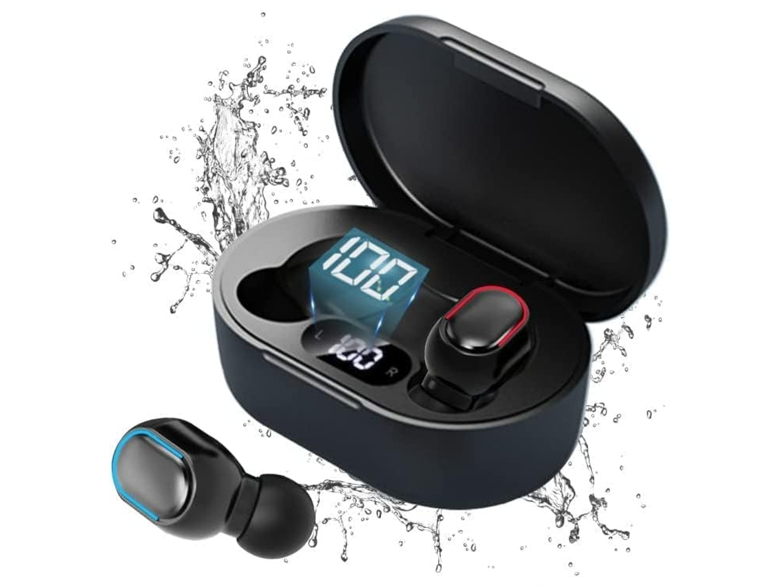 Auriculares Tws Sem Estéreo AUJEZON Bluetooth Preto