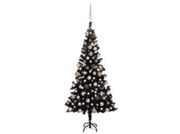 Artificial Christmas Tree, Artificial Christmas Trees Vidaxl Preto Pvc (150 Cm)