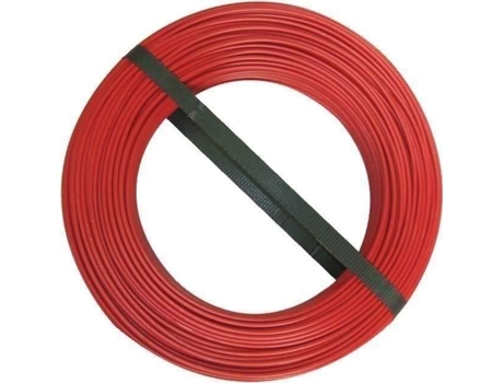 Cabo Rígido Ho7vu 1x1.5 Mm² Bobina De 100 M Vermelho Electraline
