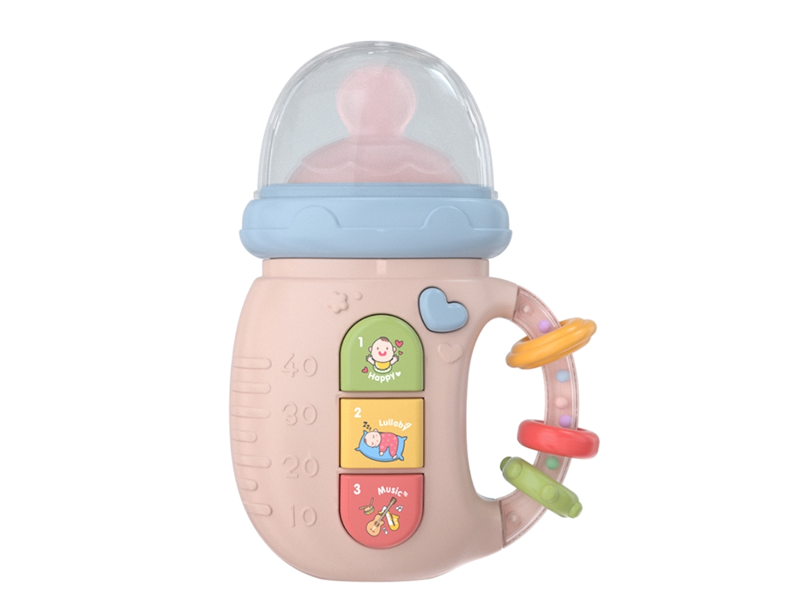 Brinquedo De Chocalho De Mamadeira Elétrica Para Crianças Pequenas Com Luz E Música, Chupeta Com Luz, Mamadeira Elétrica, Brinquedo Pa...