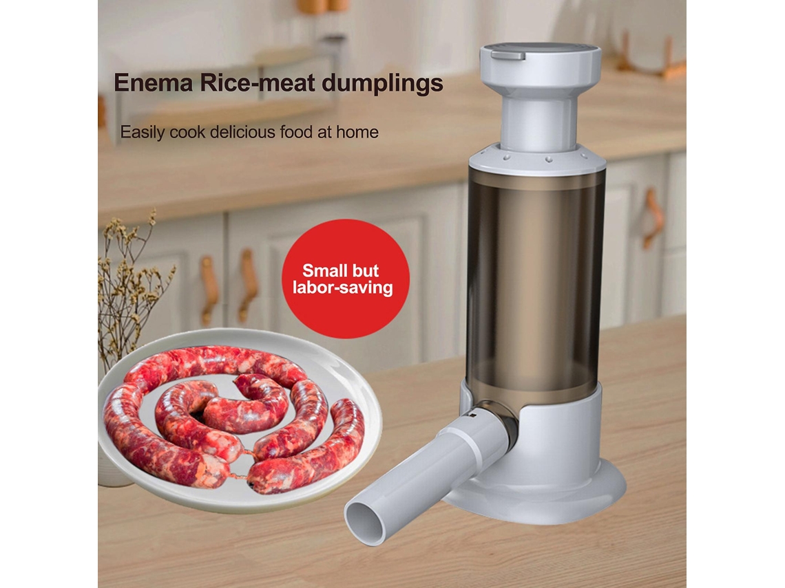 Conjunto De Enchedor Linguiça Manual Com 4 Bicos, Fácil De Usar, Ideal Para Uso Doméstico, Verde