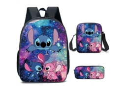 Mali 3pcs Conjunto Mochila Infantil com Sacola de Almoço e Estojo para Escola Viagem Campismo