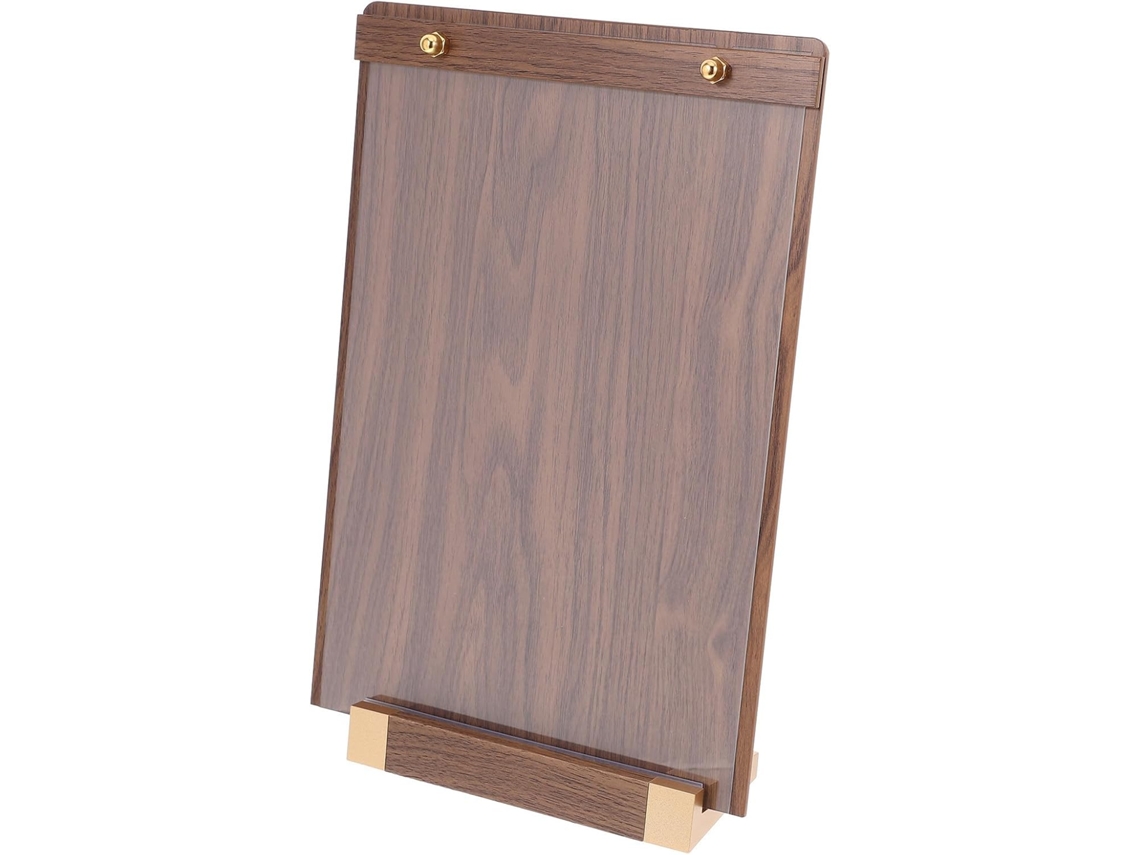Shineofi Présentoir Vertical Em Bois Para Certificados E Documentos Cadre Élégant Affichage De Bureau