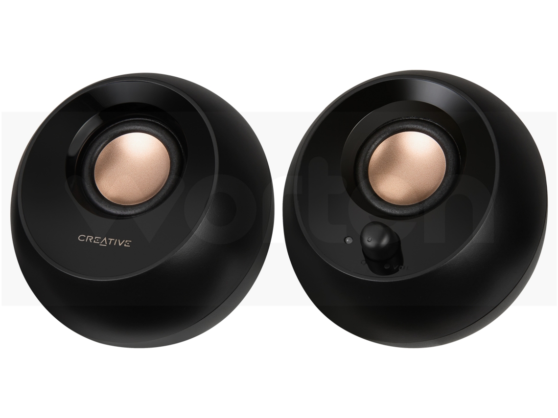 Colunas 2.0 CREATIVE Pebble (PC - 4.4 W)