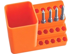 Organizador De Bits Com Compartimentos Para Chave Fenda