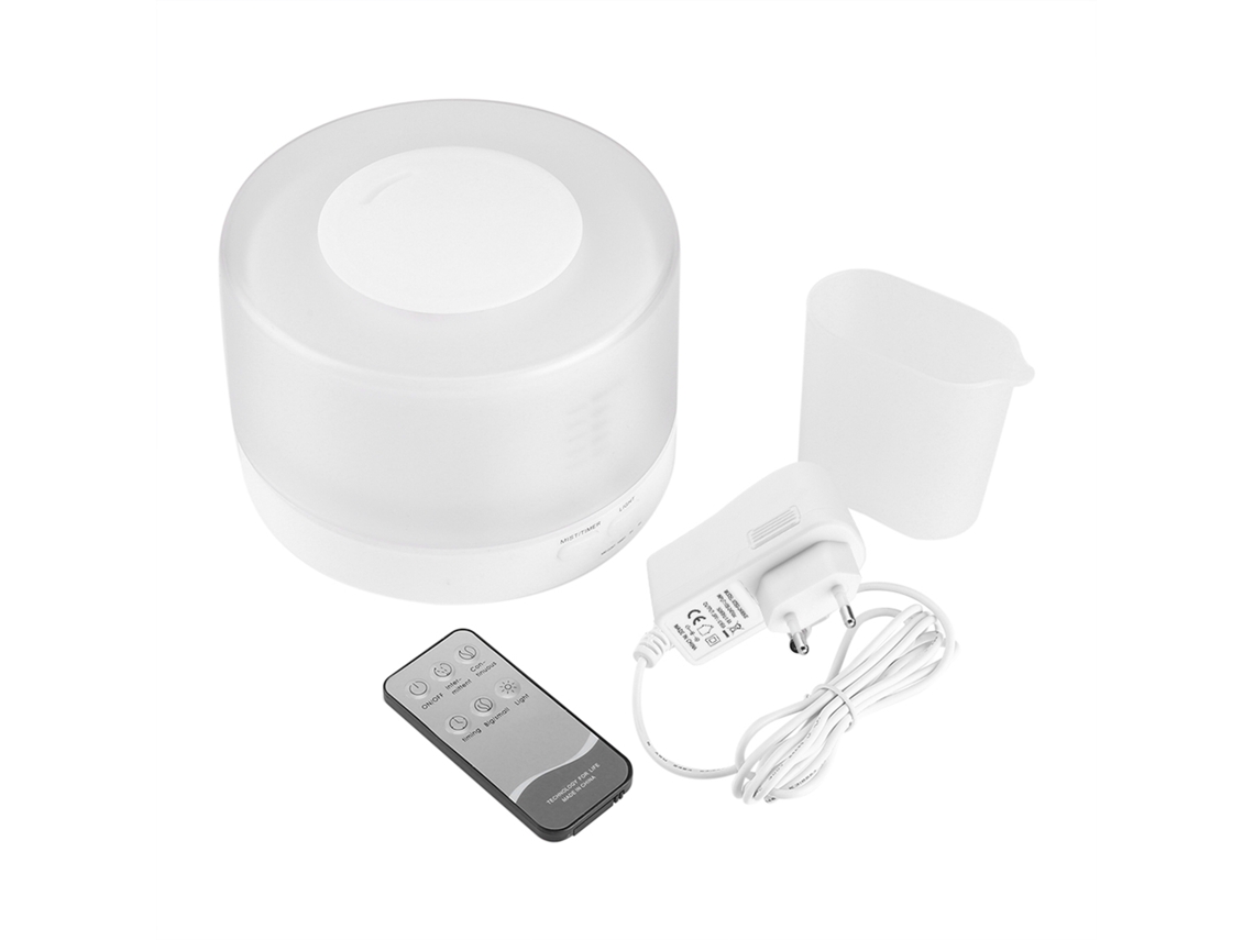 Laxiscreed Difusor De Aromaterapia Ultrassônico Com Luzes Coloridas E Controle Remoto