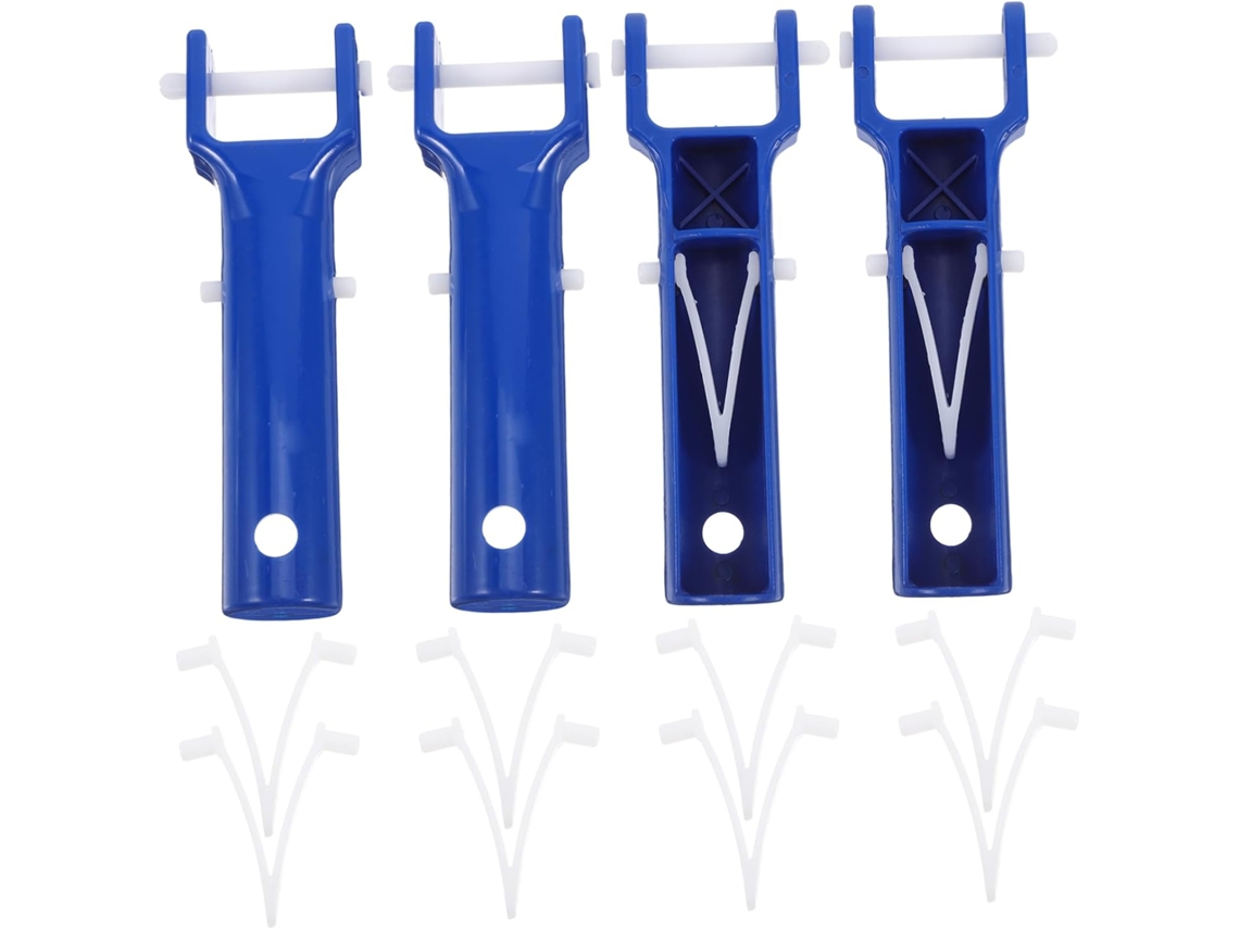 Conjunto de 4 Peças para Limpeza de Piscinas com Ventosas e Clipes VAYOTOY