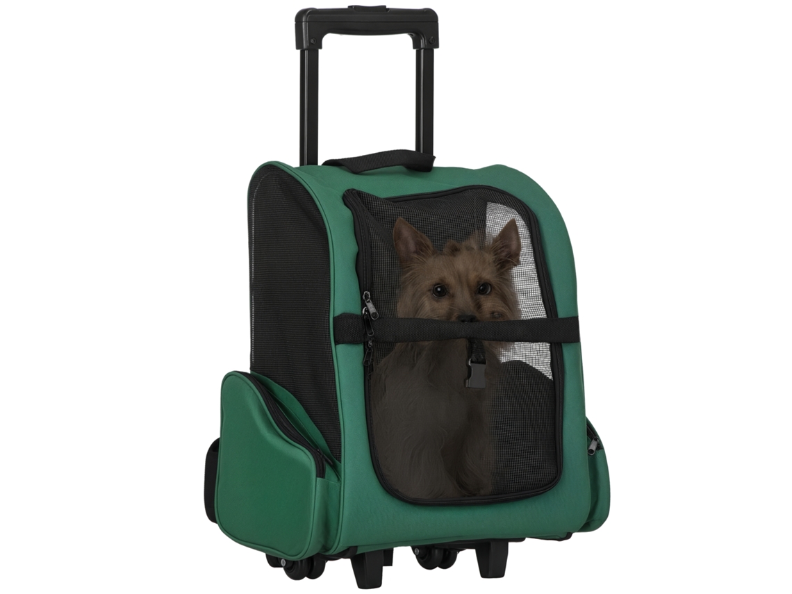Mochila Carrinho 2 em 1 para Cães e Gatos 42x25x55cm S/MARCA