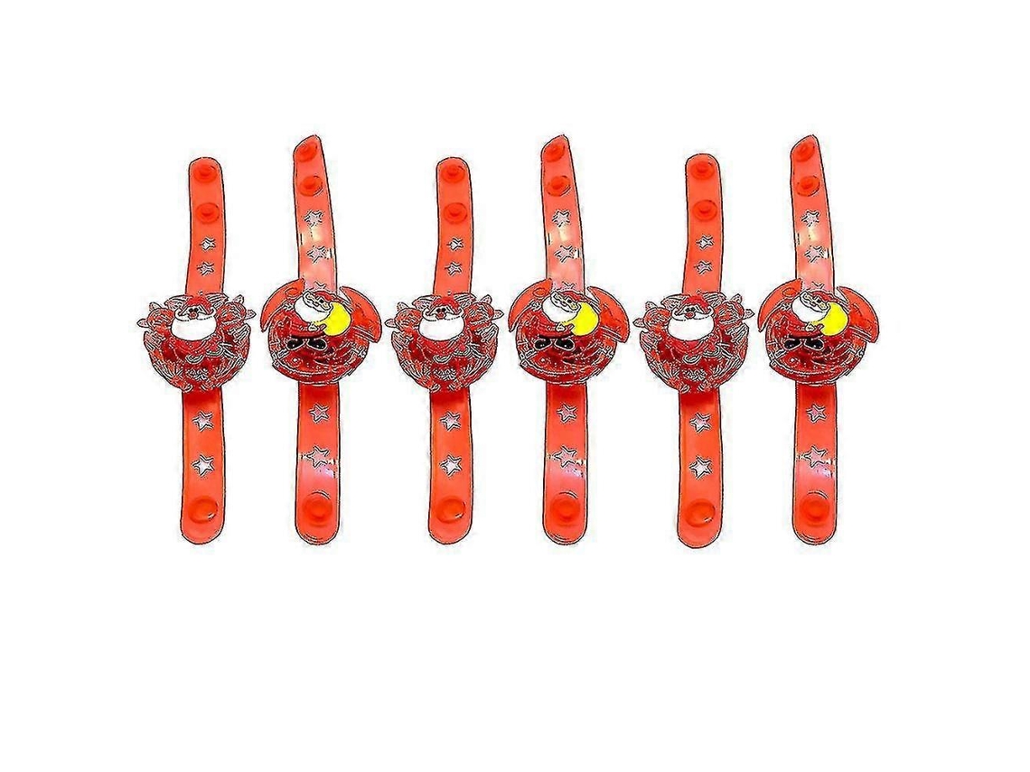 Peões De Natal Com Pulseiras Luminosas
