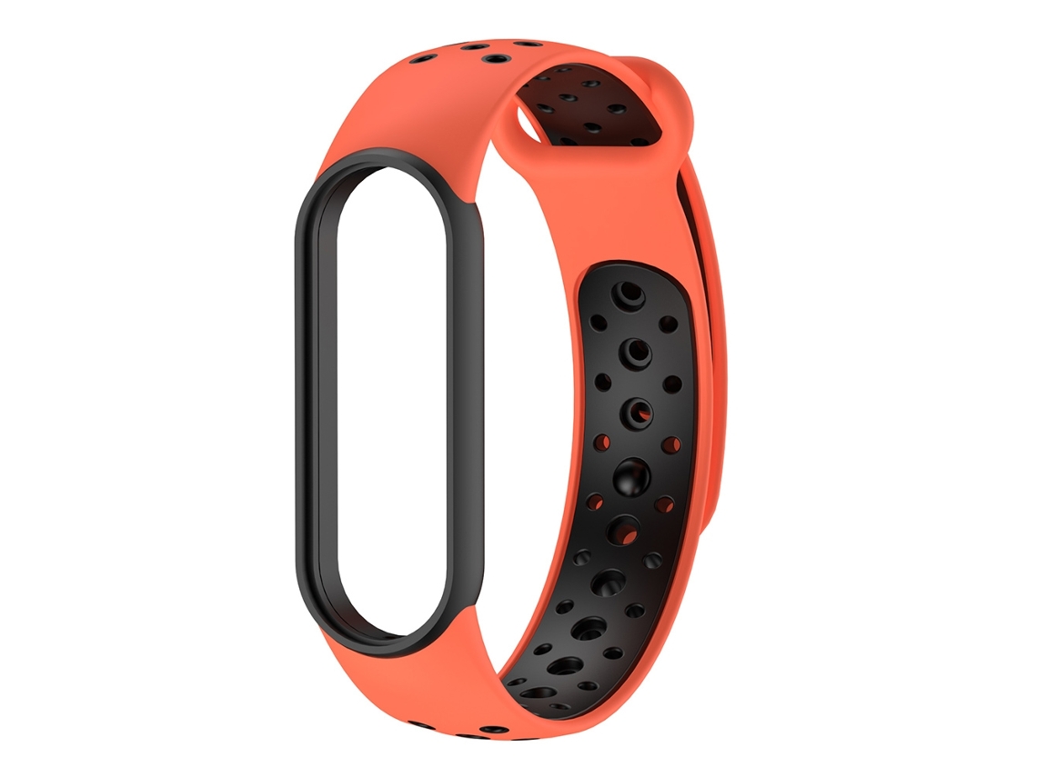 Pulseiras De Silicone Para Relógio Fitness Esportivas Substituição Confortáveis Duráveis Bicolor Compatíveis Com Mi Band 5