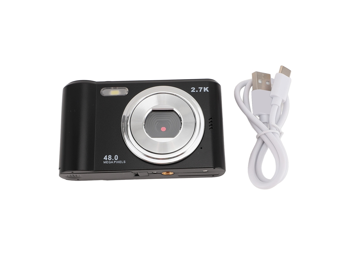 2026 câmera Digital Compacta 48mp, 1080p, Zoom 8x, Ideal para Vlogging