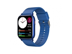 Smartwatch Tela Hd de 1 85 Polegadas Oxigênio no Sangue Monitoramento Da Temperatura Corporal Fitness Azul