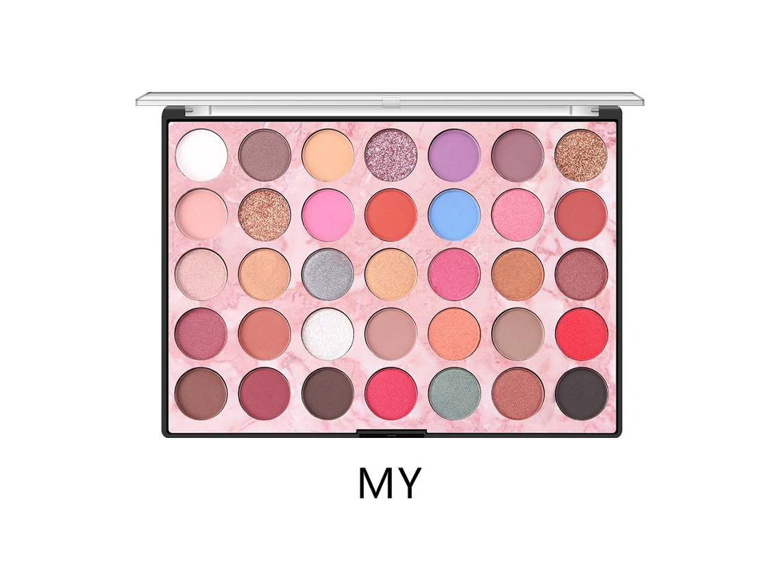 35 Colores Sombra De Ojos Glitter Mate Herramienta De Maquillaje Cosmético