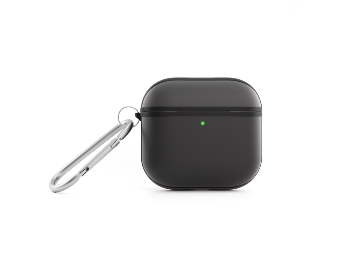Capa Zruxe Para Airpods Pro 2 Tpu Preta (protecao Integral, Suporta Carregamento Sem Fios)
