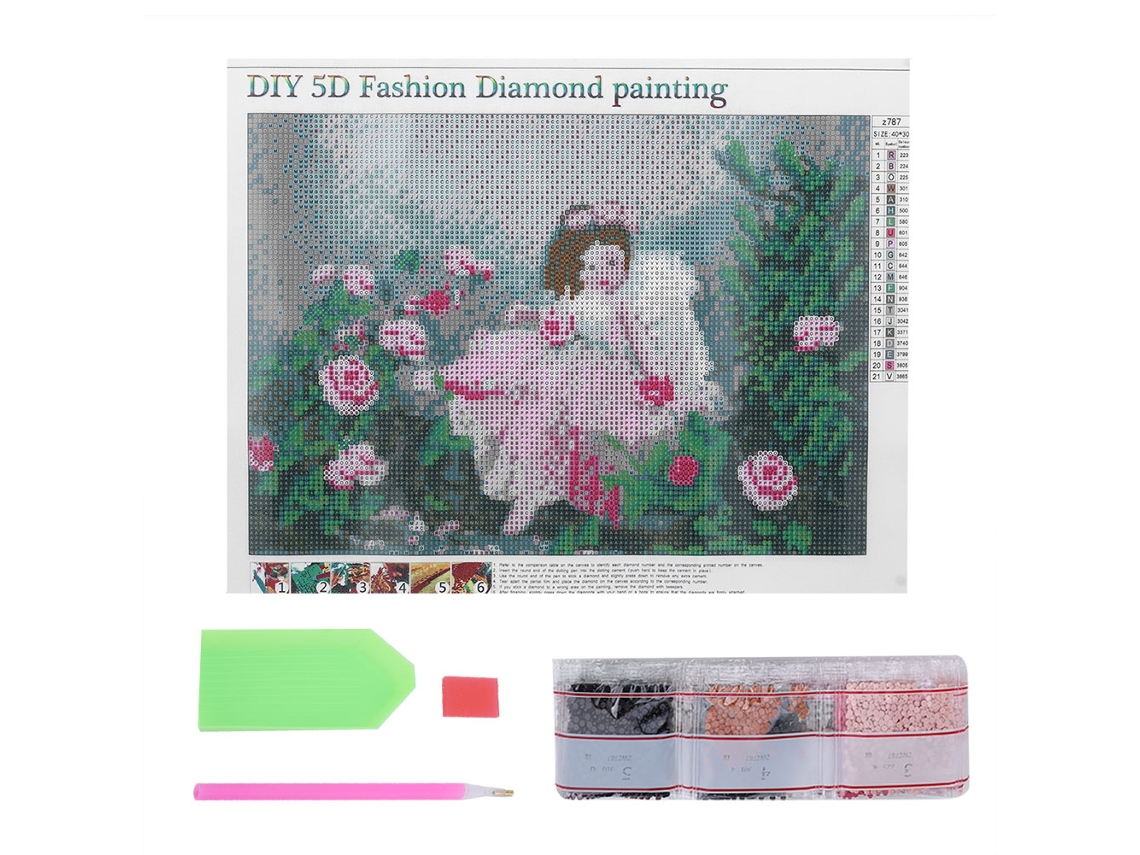 Pintura com Diamantes DIY (5D no Total, Para Decoração de Casa)