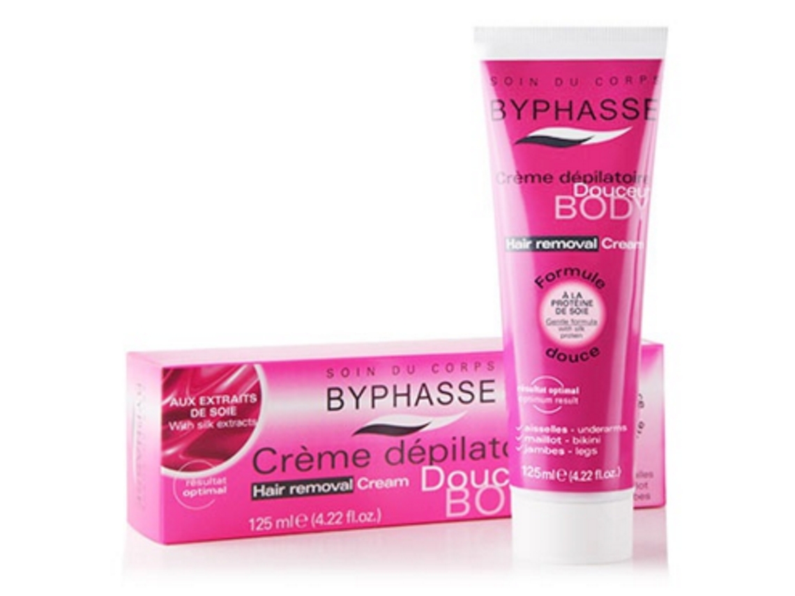 Byphasse Hair Removal Cream Silk Extracts 125Ml 125 Ml
