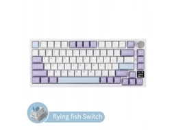 Teclado Mecânico Gaming Teclado Desktop Flying Fish Axis Three-Mode RGB Vermelho Branco Azul AJAZZ AK820PRO