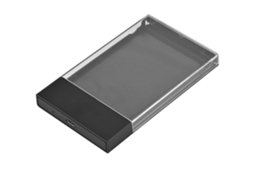 Enclosure De Disco Rígido Type-c Sem Ferramenta Transparente Usb 3.0 Sata Iii