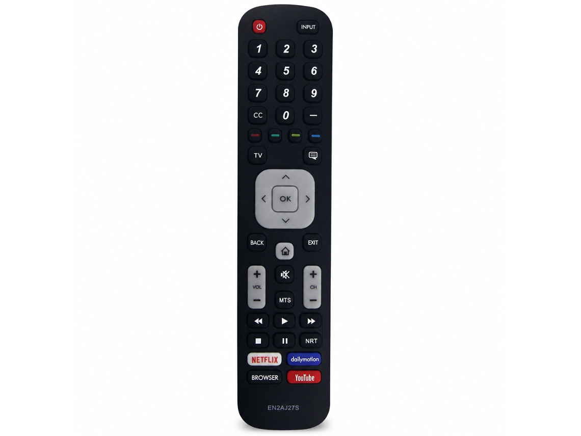 Comando À Distância Para Tv Compatível Com Hisense En2aj27h Com Botões Netflix E Youtube