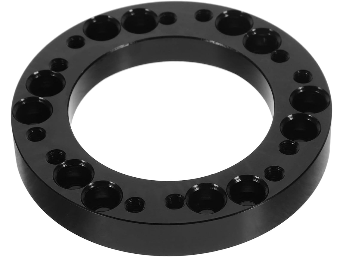 Adaptador espaçador de cubo de volante em alumínio reforçado para elevador de carros