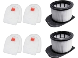 Kit Com 6 Filtros De Reposição Para Aspirador Pó Fio Shark Iz862h,