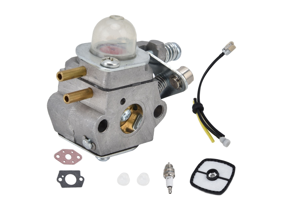 Carburador Com Kit Repower Para C1uk29 C1uk47 Srm2100 Srm2110 Trimmer