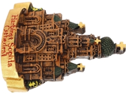 Ímã De Geladeira Com A Figura Da Igreja Happyyami, Decoração Para Geladeira, Cozinha, Resina Sintética, Design Divertido