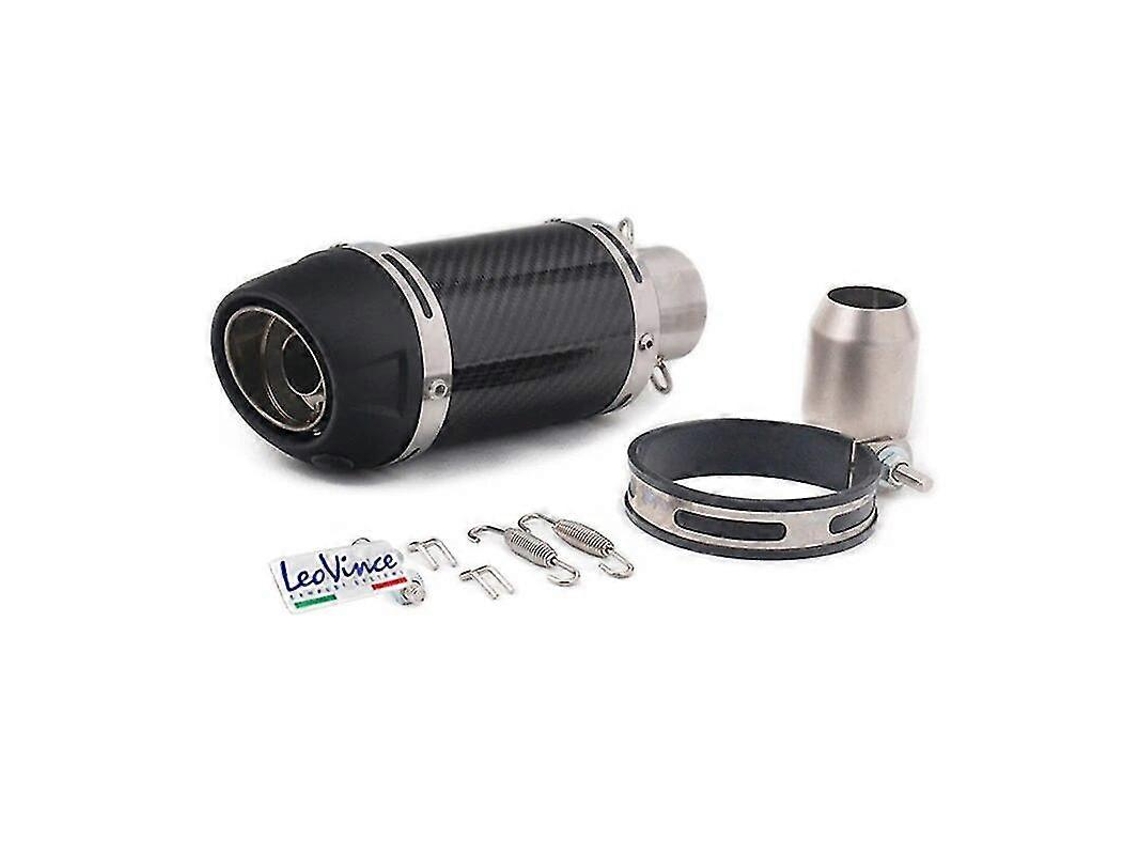 Exaustor Universal Leovince Fibra Carbono Honda Yamaha Kawasaki R1 R3