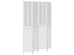 Room Divider, Room Dividers Vidaxl Branco Madeira (40 X 220 Cm)