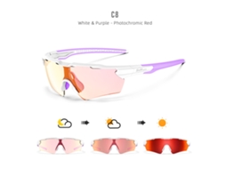 Oculos De Ciclismo Yuysan, Desportivos Ao Ar Livre, Fotocrómicos Para Dia E Noite, Ideais Para Bicicleta, Corrida, Caminhadas E Montanhismo(c8)