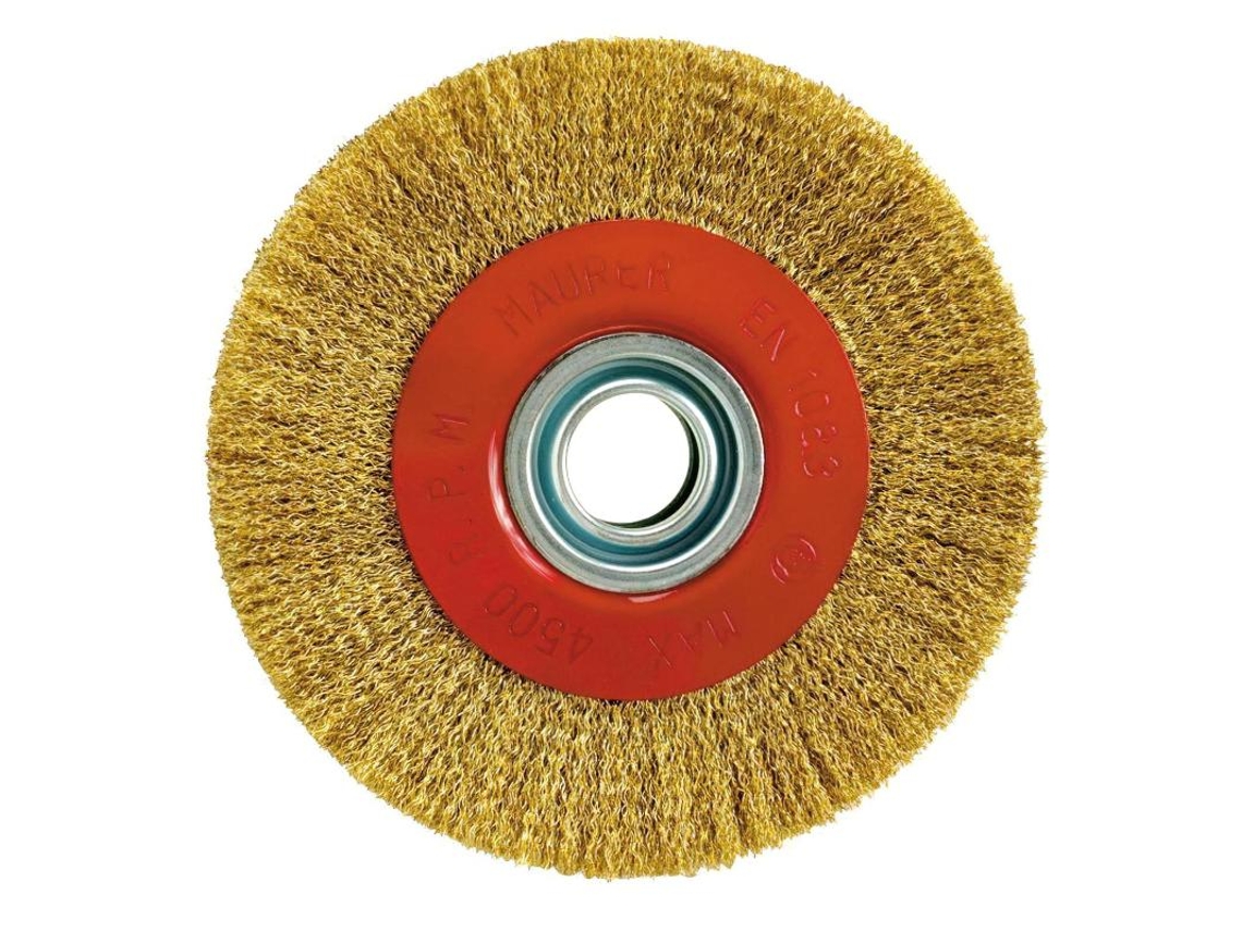 Escova Circular Em Aço Latão Ø 150X29 mm MAURER