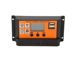 Controlador de Carga Solar com Display LCD 12v 24v YURU