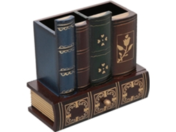 Livros De Biblioteca Decorativos Design De Material De Escritório De Madeira Caddy Porta-Lápis Organizador Com Gaveta Inferior ZMDECQNA