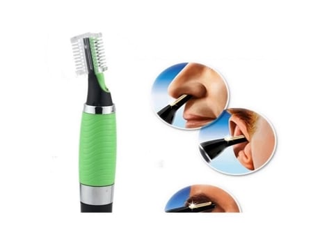 Tondeuse Fun Daisy Para Sobrancelhas E Pelos Do Rosto Com Controle Led Verde