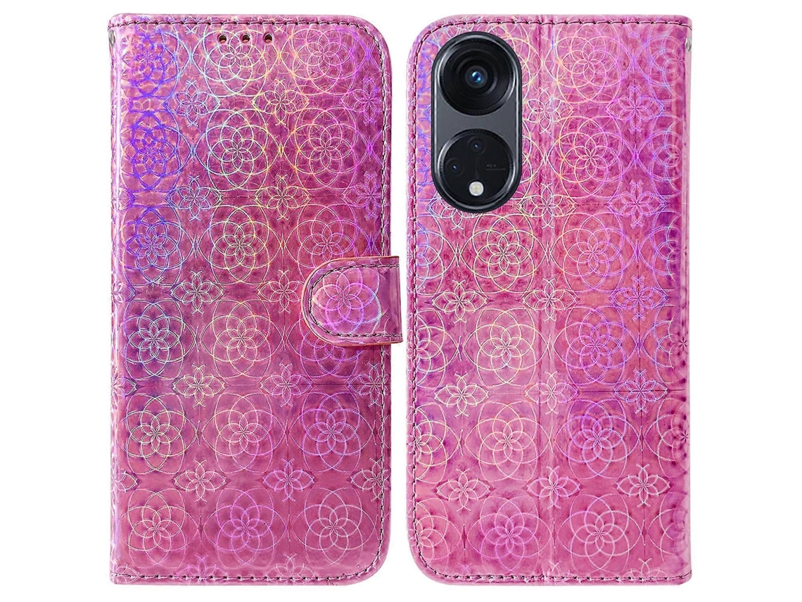 Capa De Celular Em Couro Com Fecho Magnético Colorido Para Oppo Reno8 T 5g / A1 Pro 5g