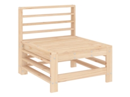 Conjunto 1 Sofá De Centro Para Jardim Vidaxl Marrom Madeira De Pinho Maciça (57.5 X 63.5 X 60 Cm)