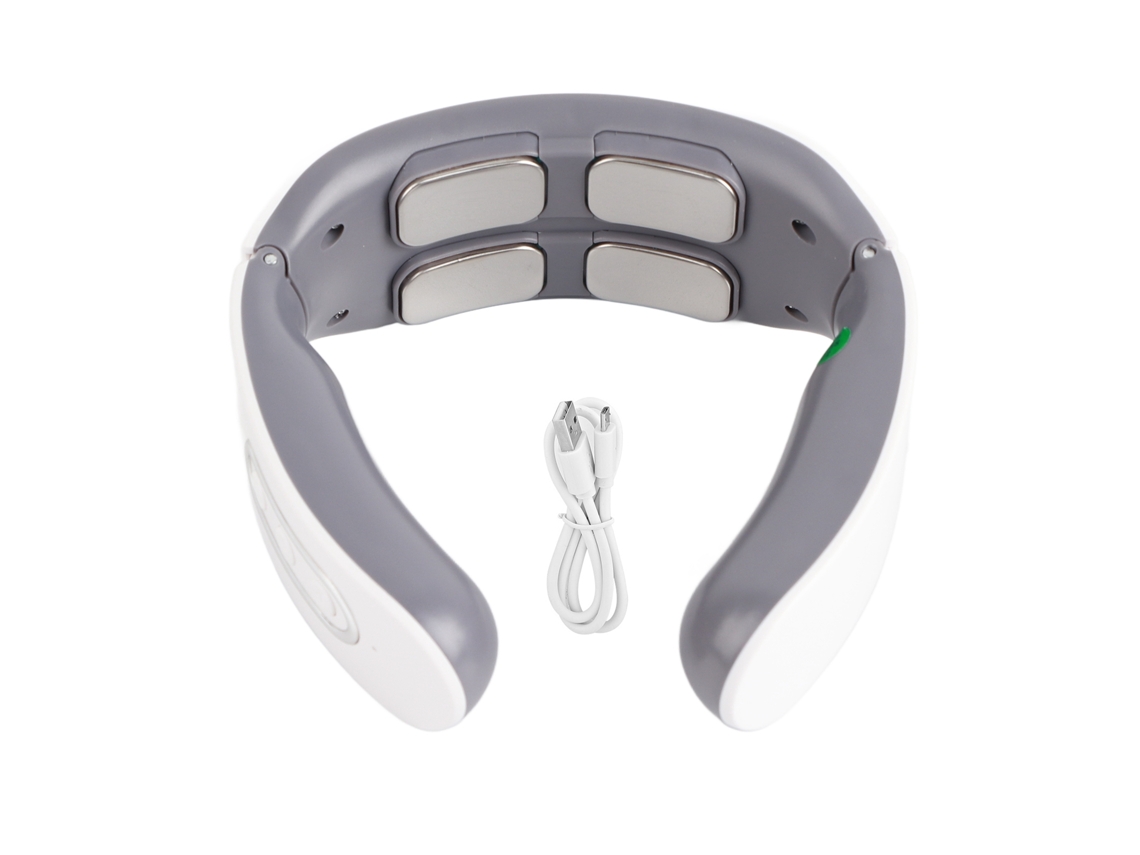 AIAIDIDIY Massajador De Pescoço Elétrico, Alívio De Dor Para Coluna Cervical