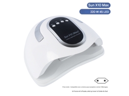 Lâmpada Uv Para Unhas, Com 66 Leds, Secador De Unhas Uv Led De 280w Com 4 Temporizadores (10/30/60/99 Segundos)