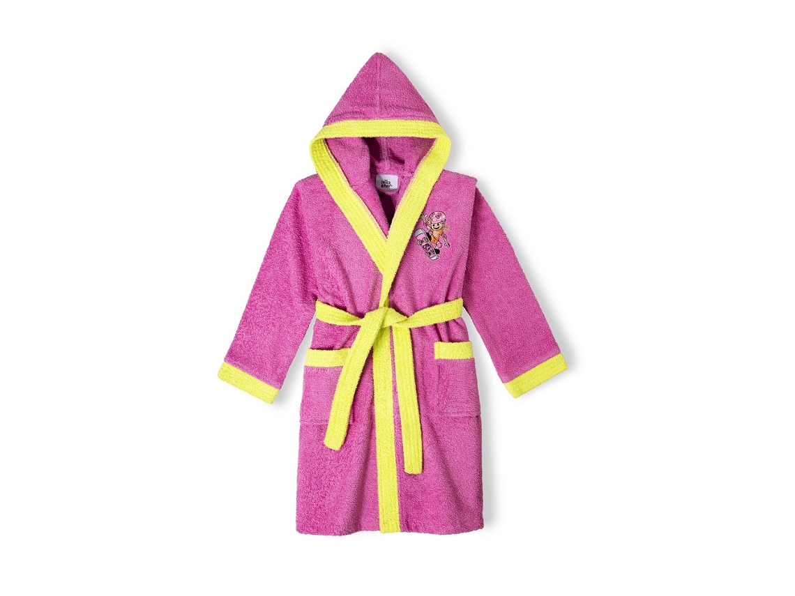 Roupão De Banho 100 Terry Algodão T 14 Fucsia