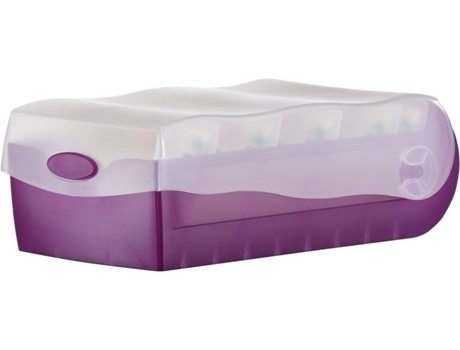 Arquivador  CROCO A8 (Violeta - 9.7x6.7x19cm - A8 - Polipropileno)