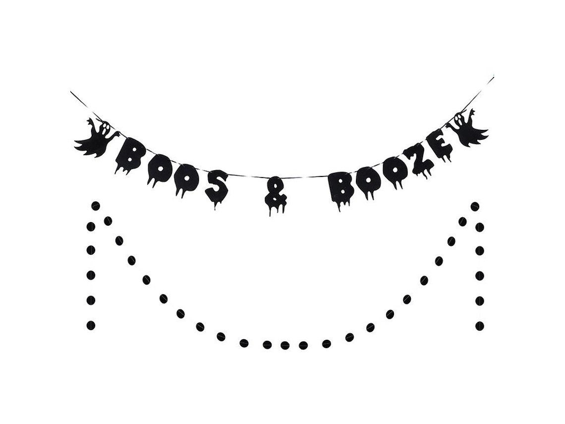 2 Unidades De Banner De Halloween Para Decorações De Halloween Allinless