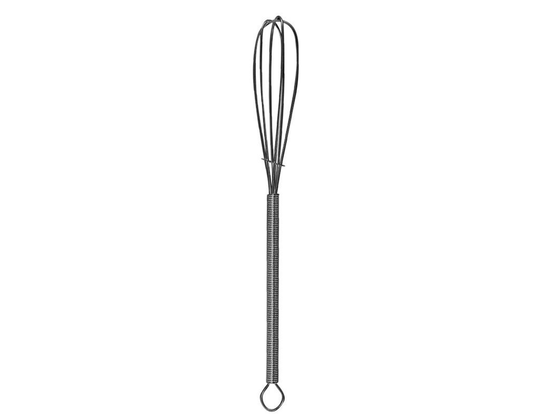 Batidor De Ovos Farfi De Aço Inoxidável Tamanho Compacto Com Punho Confortável Para Confeitaria E Cozinha Residencial S Negro