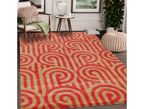 Tapete de Sala TURNABOUTS Vermelho 250x350