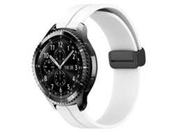 Pulseira De Silicone Com Fecho Magnético De Cor Sólida De 22 Mm Para Samsung Gear S3 Classic