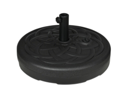 Base de Lastro S/MARCA para sombrinha, preenchível com areia ou água, Ø 56cm, preto