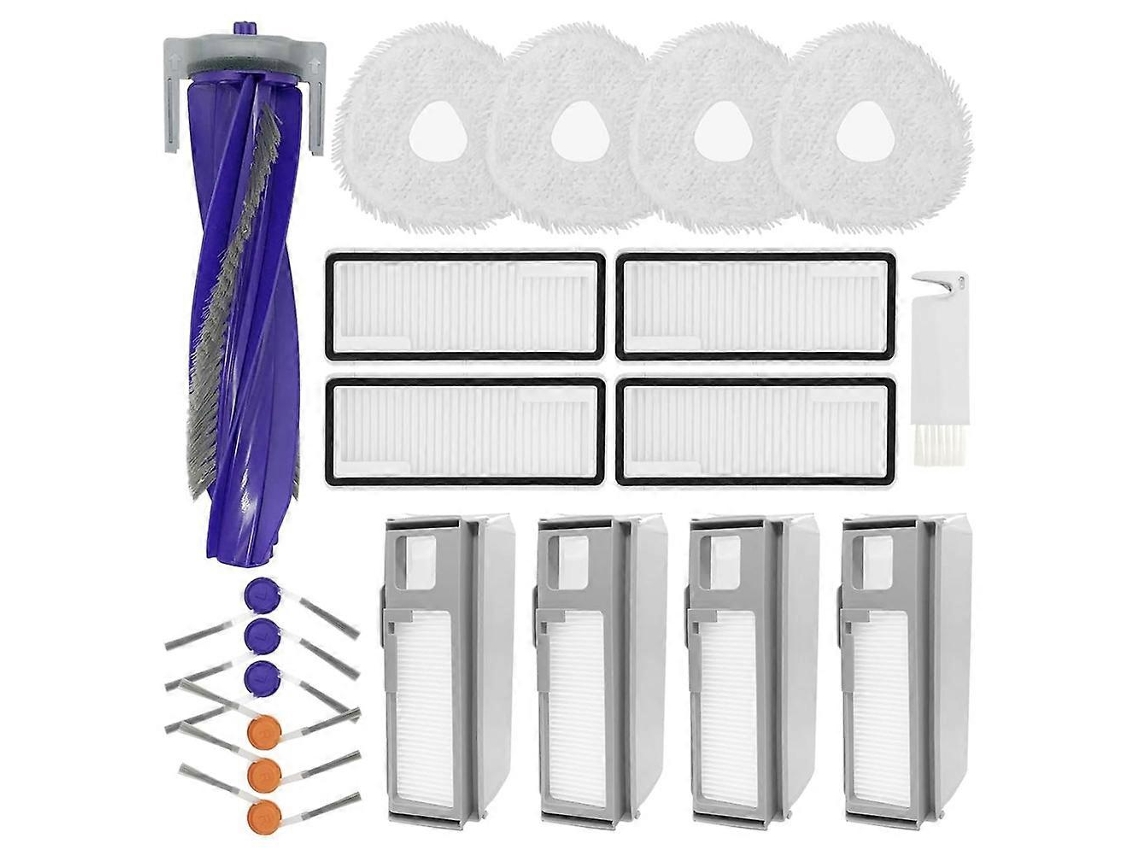 Conjunto De 20 Peças Para Aspirador De Pó Narwal Freo Z10 / Z10 Ultra: Escova Principal, Escova Lateral, Saco De Pó, Filtro E Pano De Limpeza.