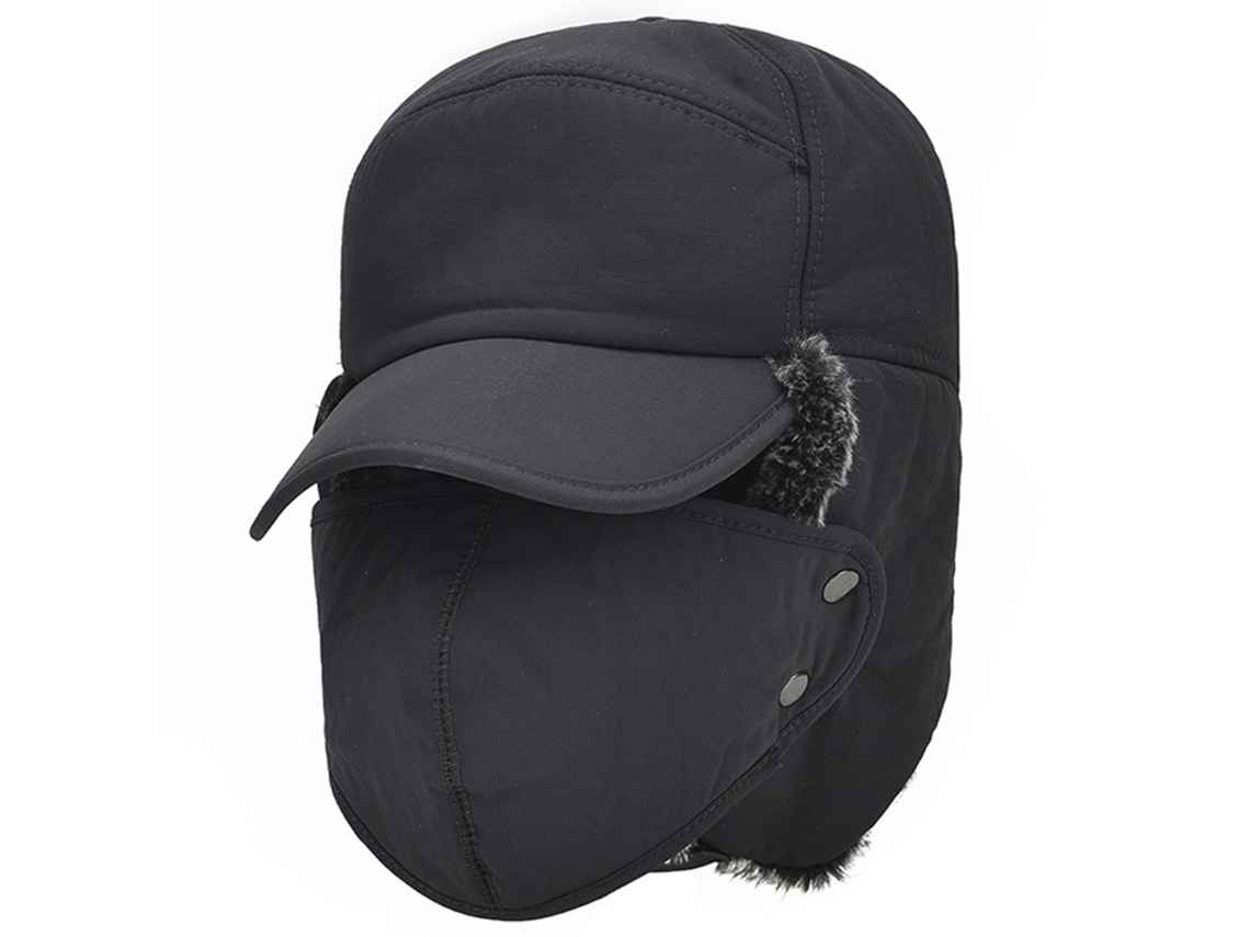 Chapéu De Inverno Quente 3 Em 1 Com Aba Para Ouvido E Face Completa Para Esportes Ao Ar Livre Esqui