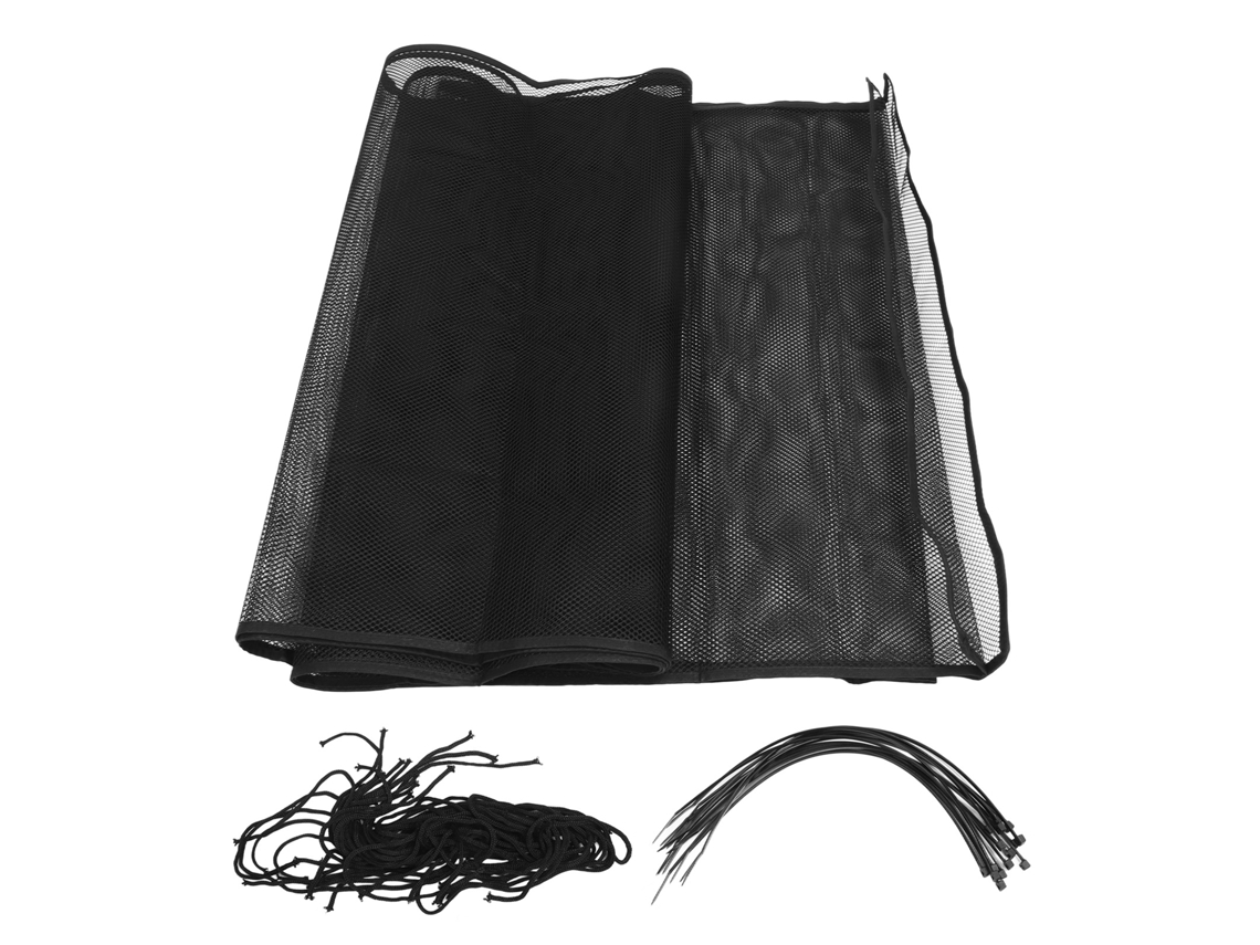 Mali malha de Segurança Infantil para Corrimãos Varandas Escadas Pet Proof Fácil Instalação 19.7ft X 31.1in Preto