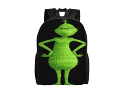 Mochila Escolar the Grinch D355, Resistente E Leve, Impermeável E Com Alça De Ombro Respirável R355